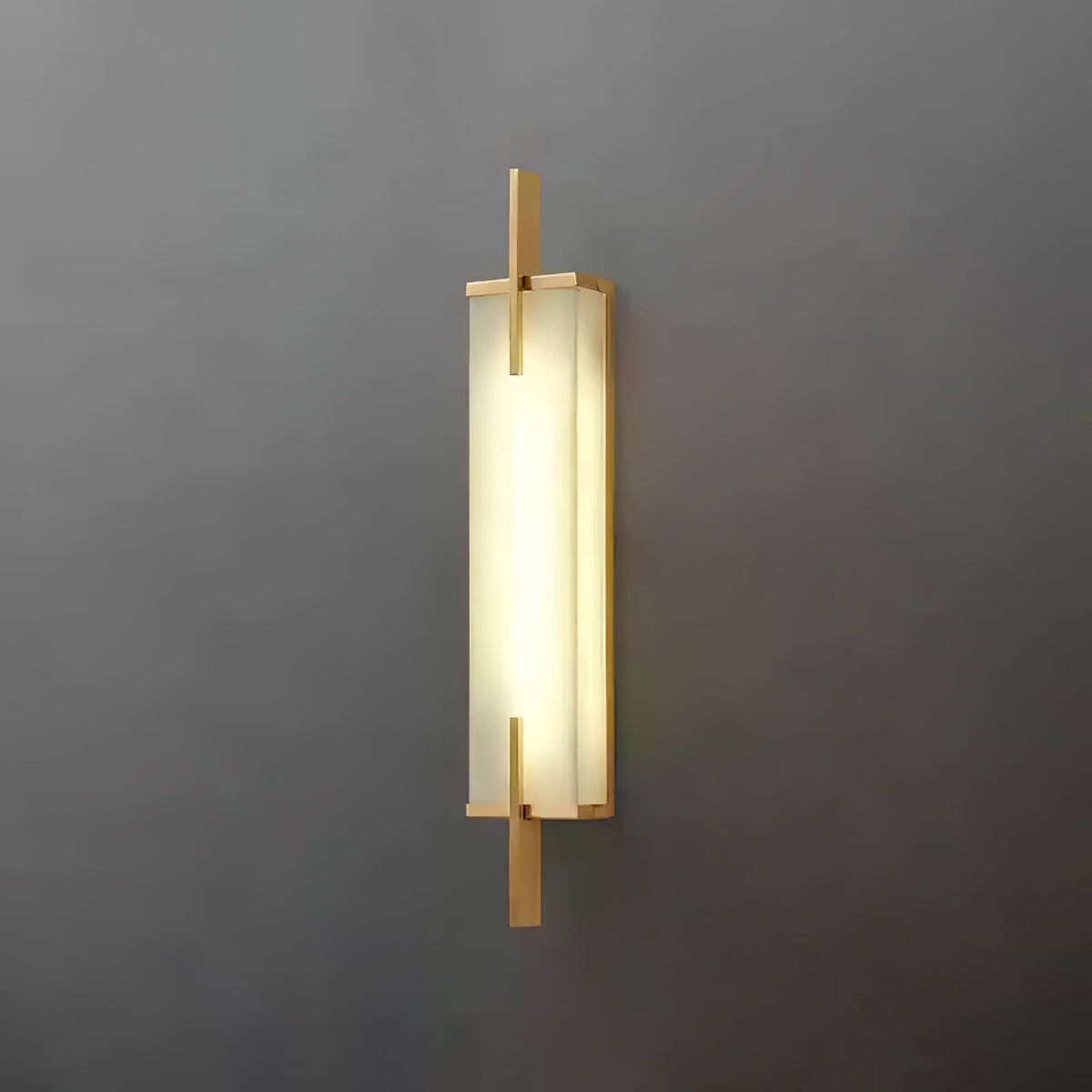 Komino Rectangular aplică de perete din alabastru