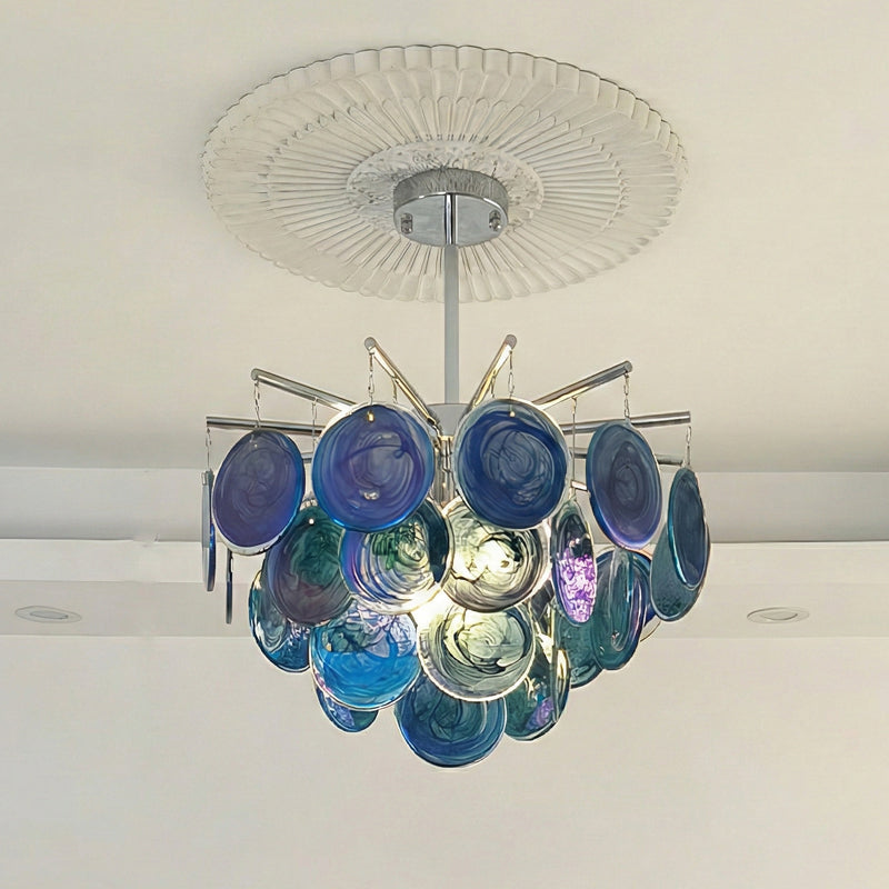 Velalissa candelabru din sticlă