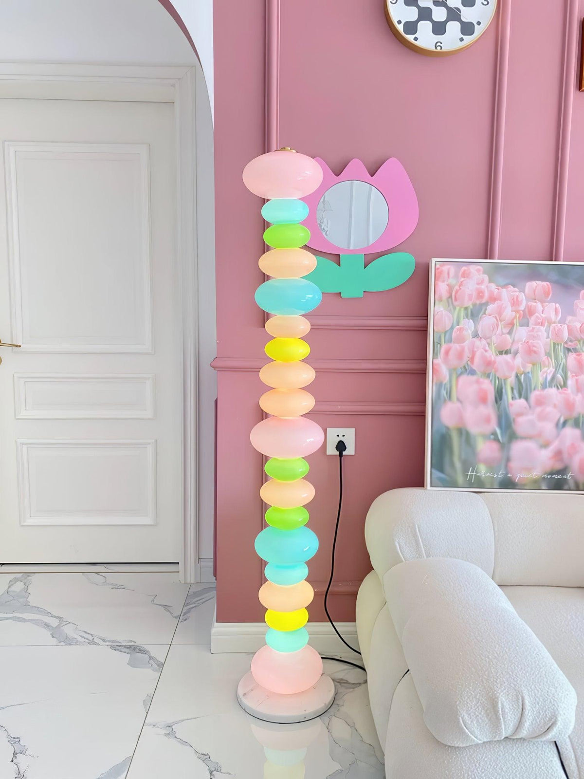 Avelare lampadar din marmură Artistic