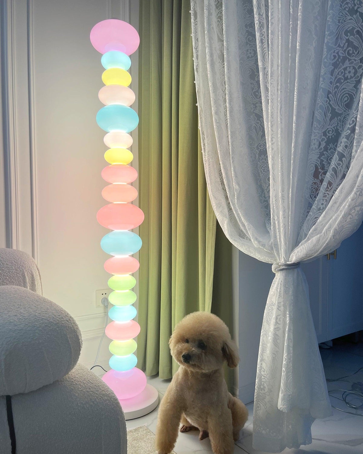 Avelare lampadar din marmură Artistic
