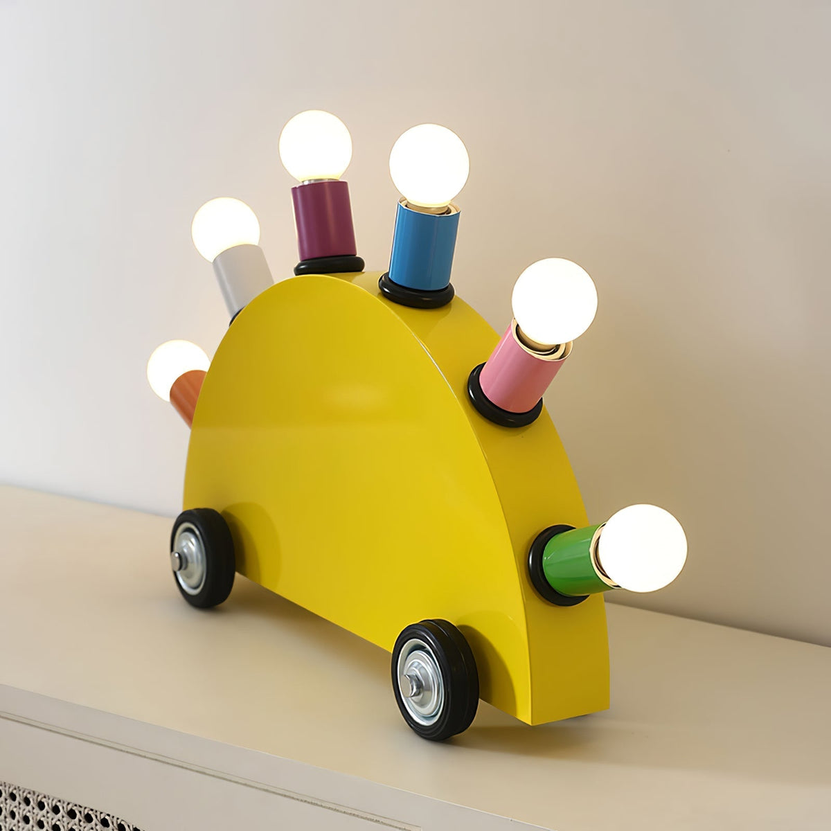 Mirerette lampă de masă Mașină colorată pentru cameră de copii