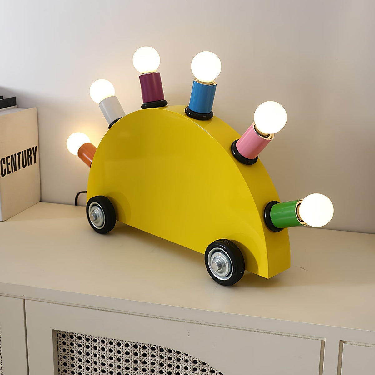 Mirerette lampă de masă Mașină colorată pentru cameră de copii