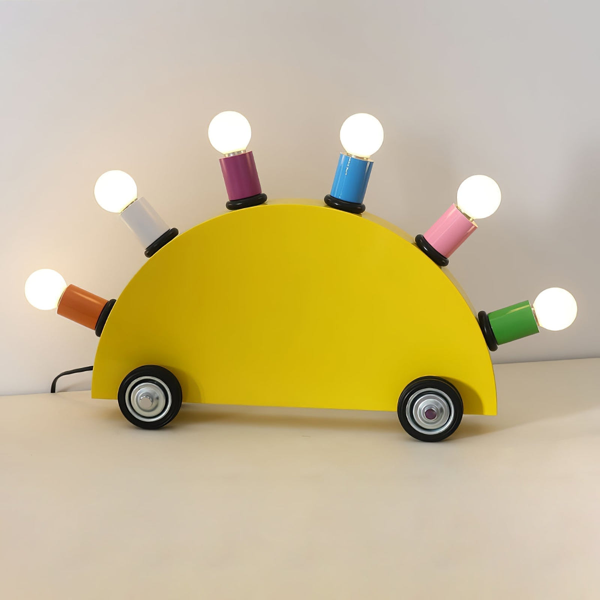 Mirerette lampă de masă Mașină colorată pentru cameră de copii