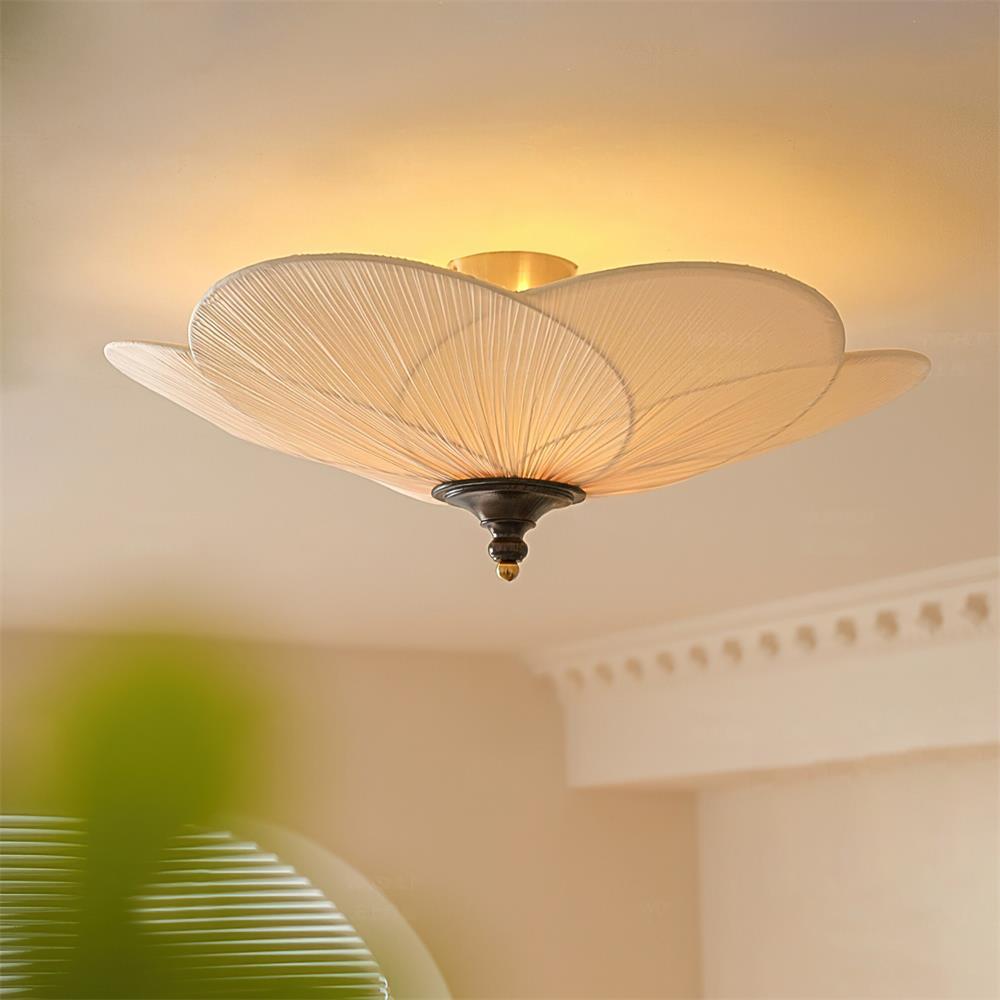 Nira plafonieră aplicată cu design petală