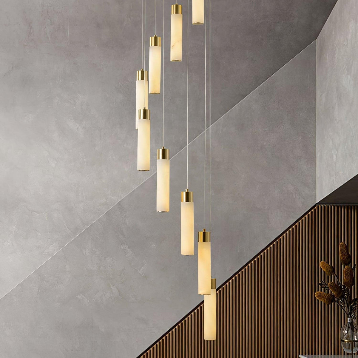 Aurelia modern alabastru candelabru Suspendat