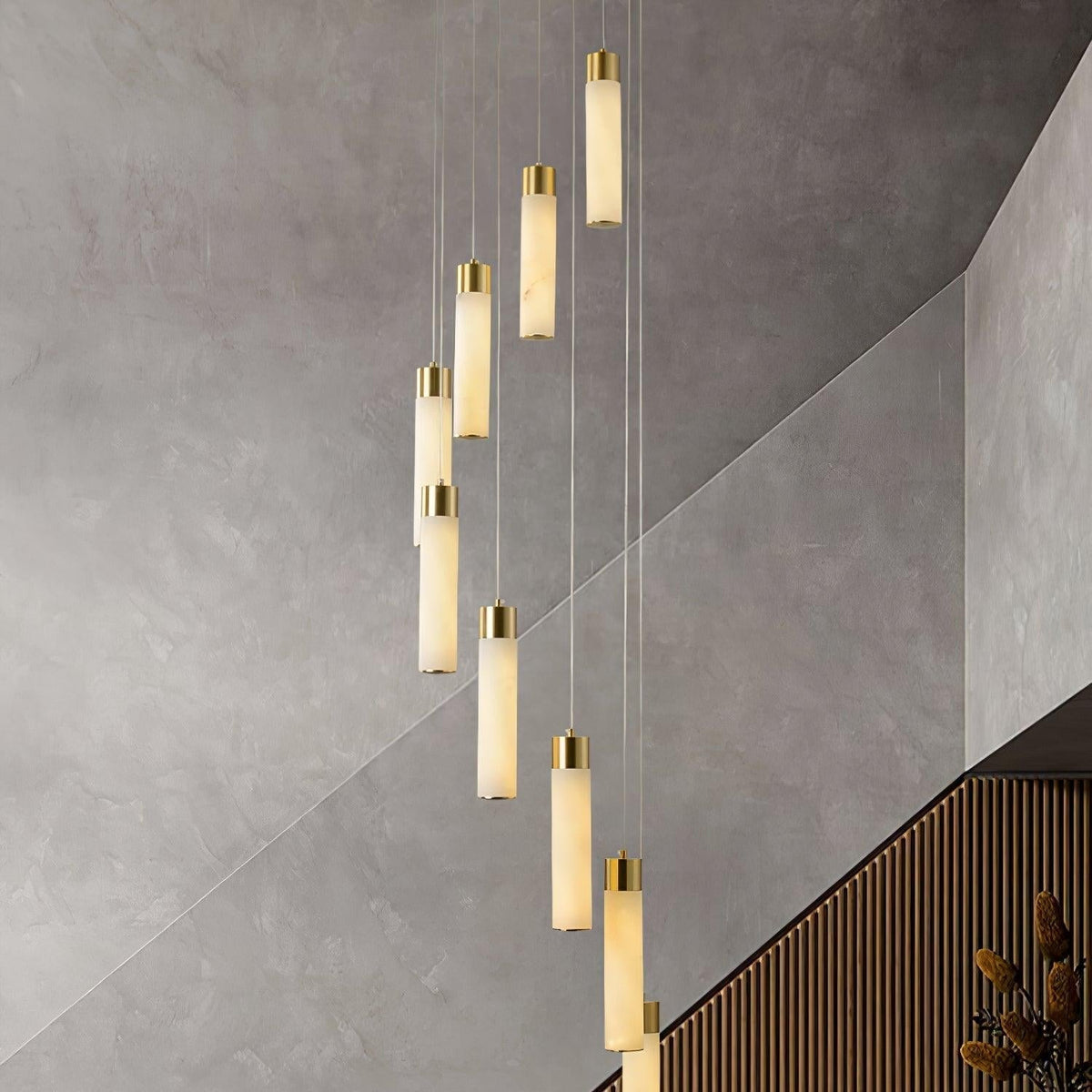 Aurelia modern alabastru candelabru Suspendat