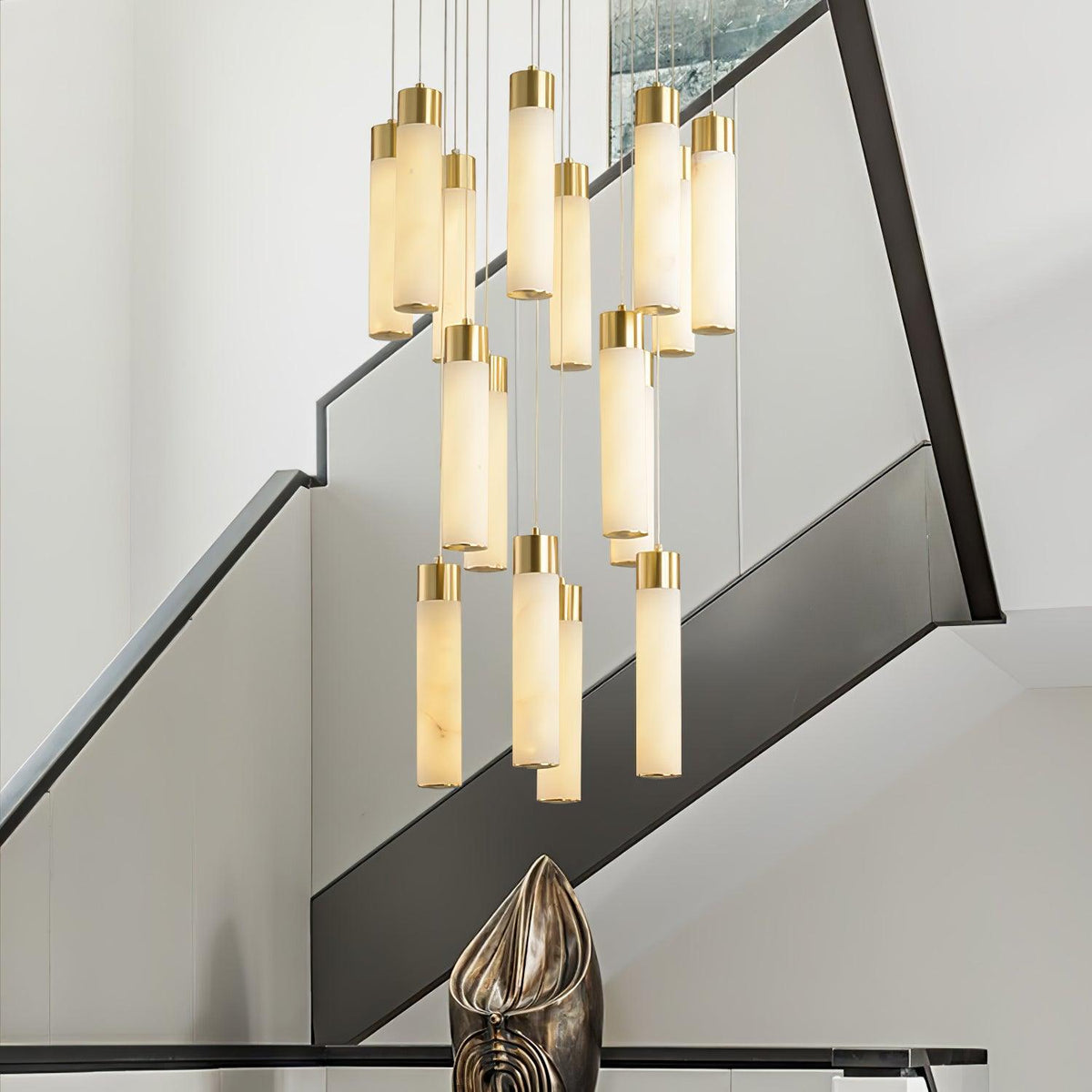 Aurelia modern alabastru candelabru Suspendat
