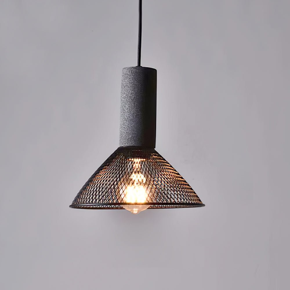 Lumeraine Cement Mesh lampă suspendată