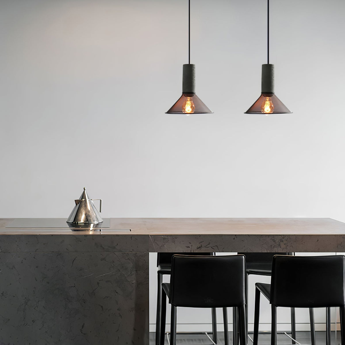 Lumeraine Cement Mesh lampă suspendată