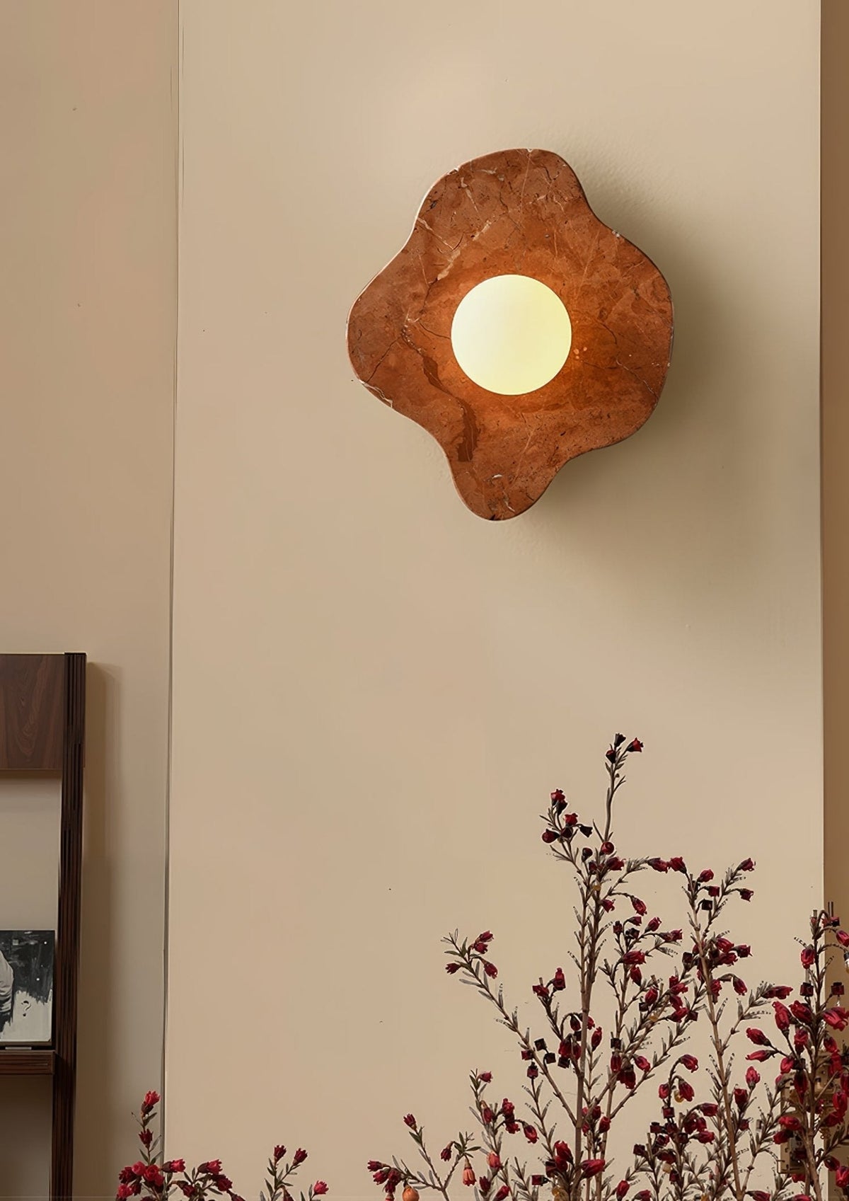 Bloom aplică de perete din marmură, rustică