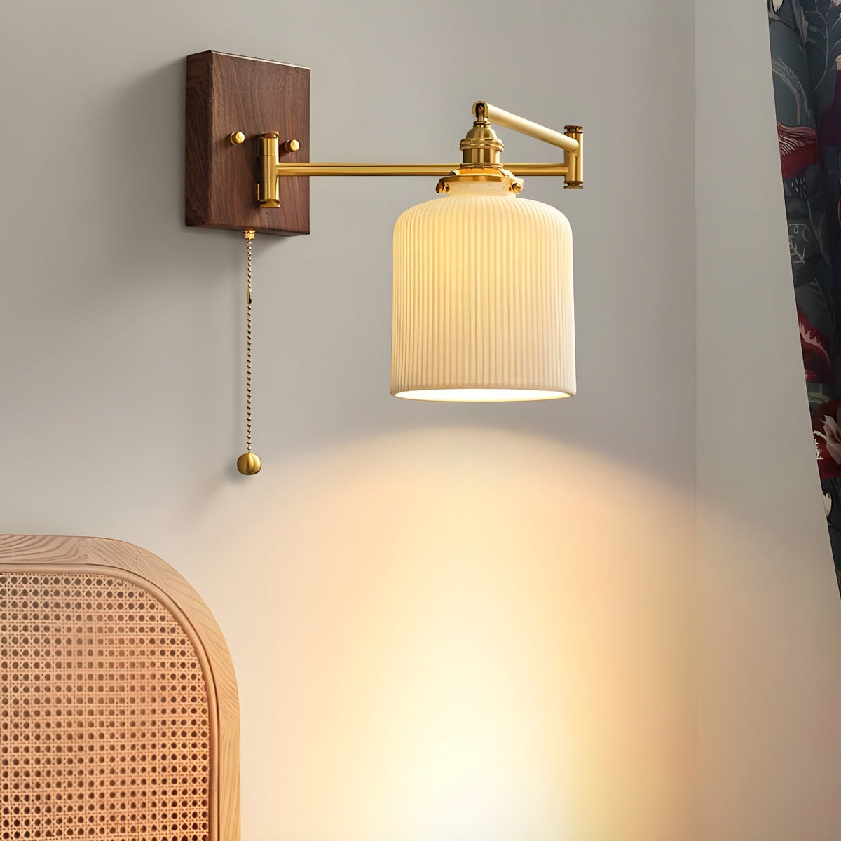 Elioaya aplică de perete unică cu geometrie ceramică și metal