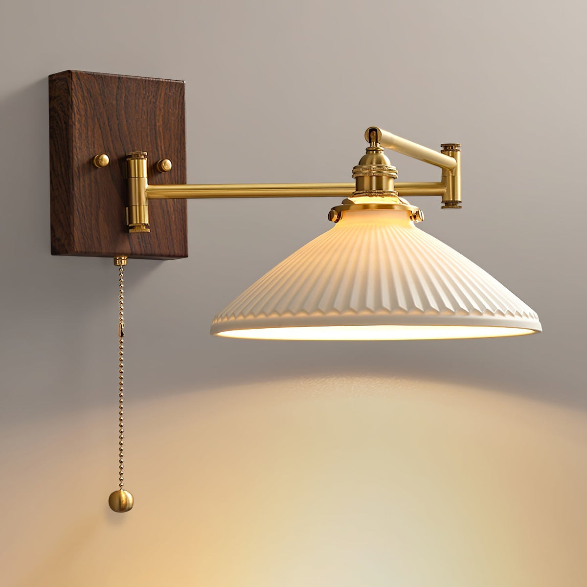 Elioaya aplică de perete unică cu geometrie ceramică și metal