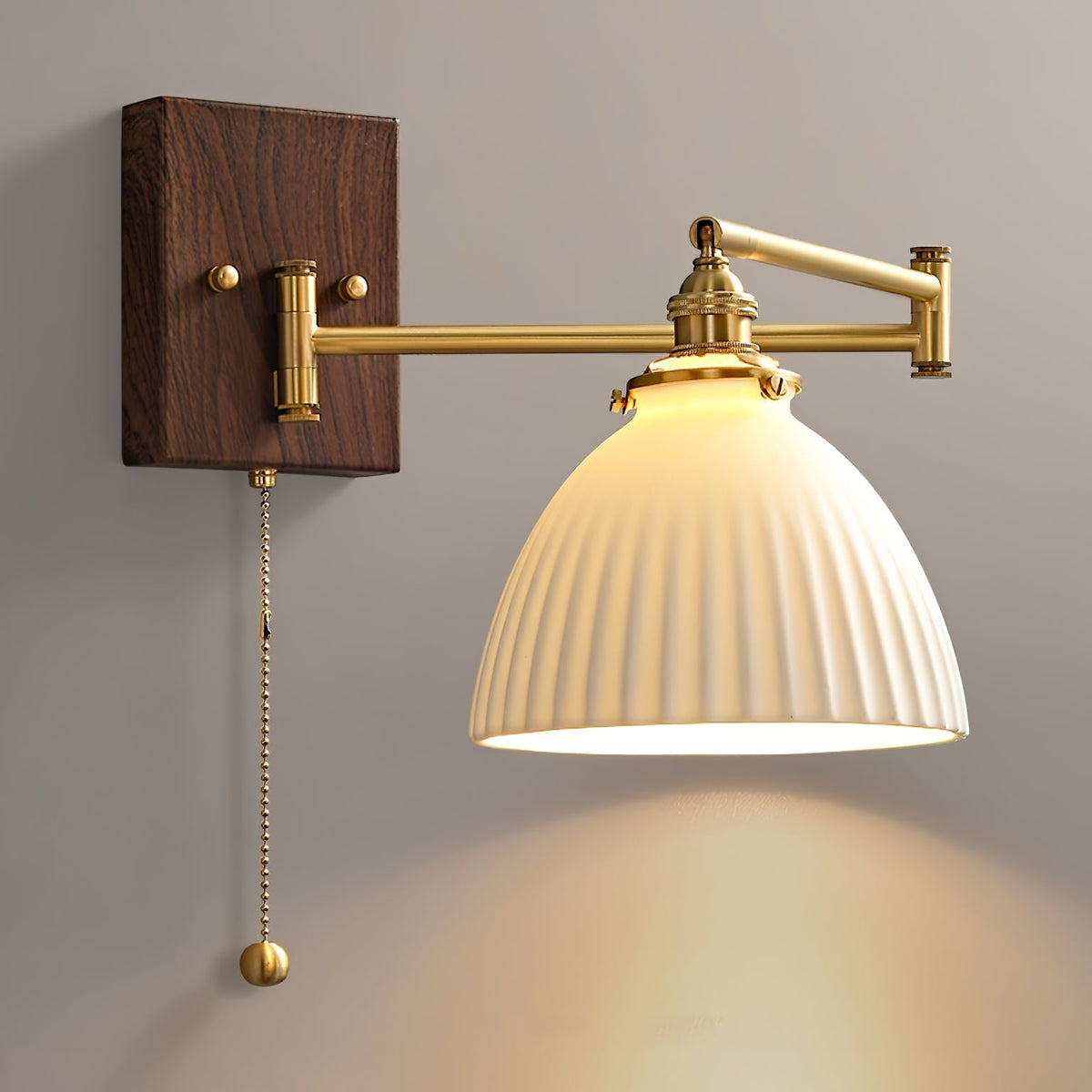 Elioaya aplică de perete unică cu geometrie ceramică și metal