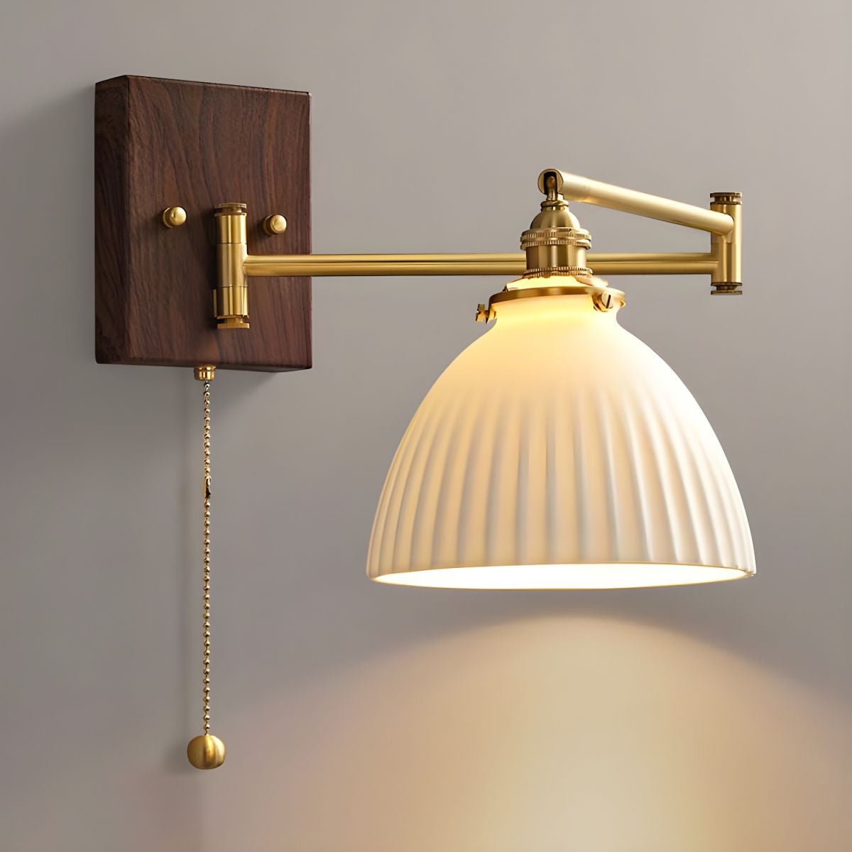 Elioaya aplică de perete unică cu geometrie ceramică și metal