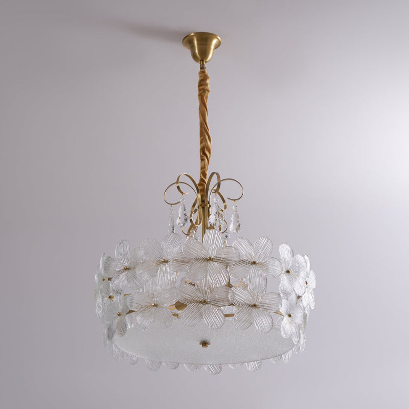 Hydrangea candelabru din sticlă
