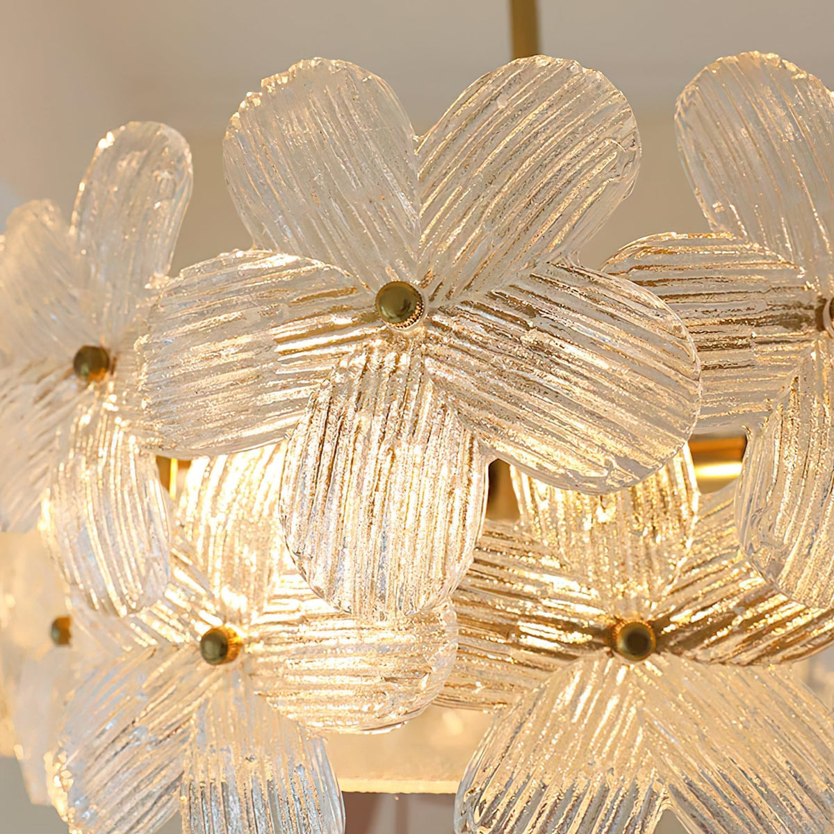 Hydrangea candelabru din sticlă