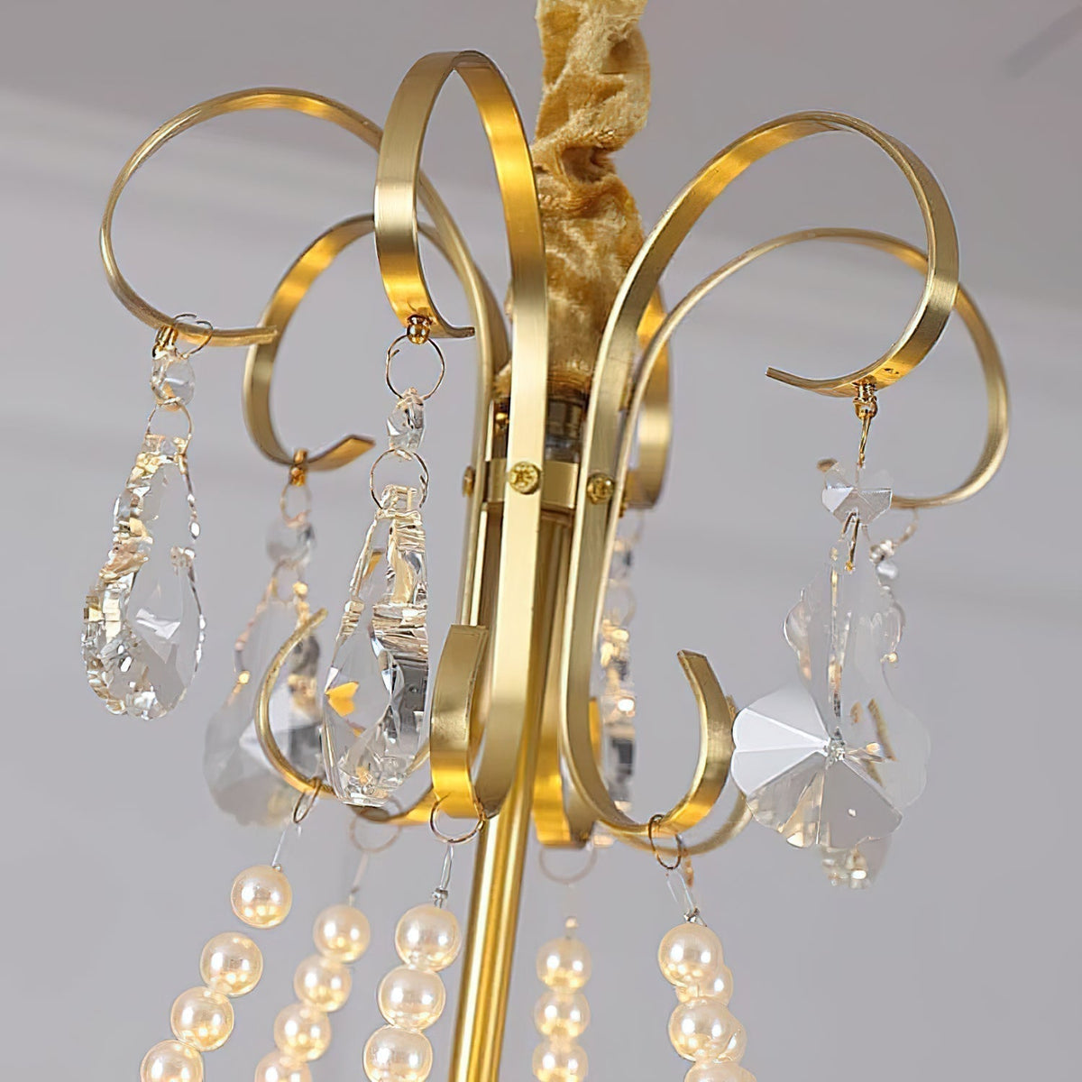 Hydrangea candelabru din sticlă