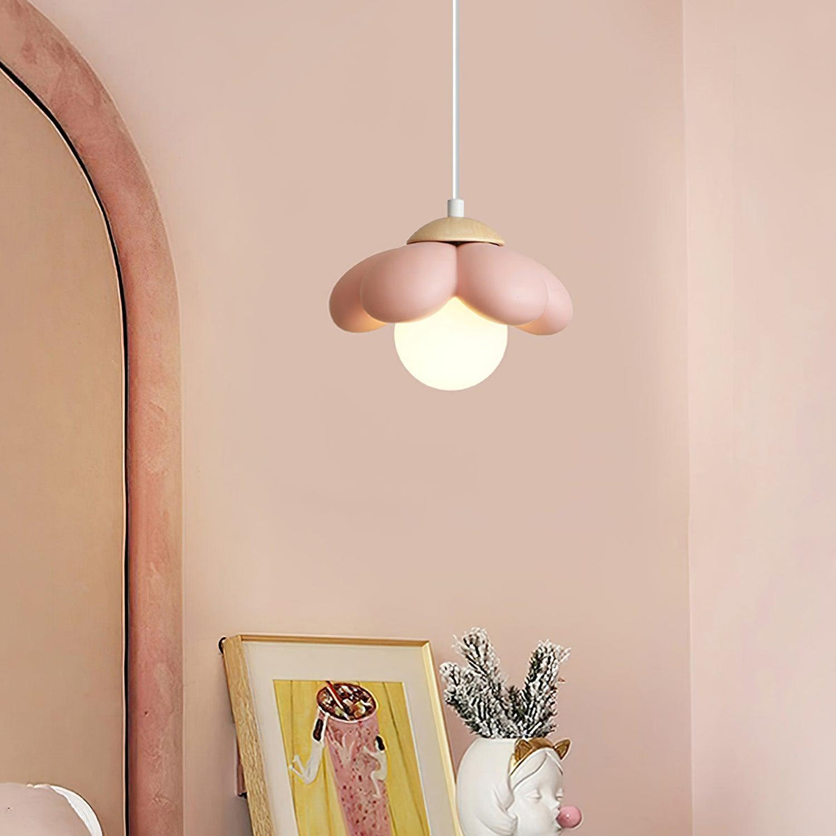 Clae lampă suspendată Artistică Cozy din Rășină