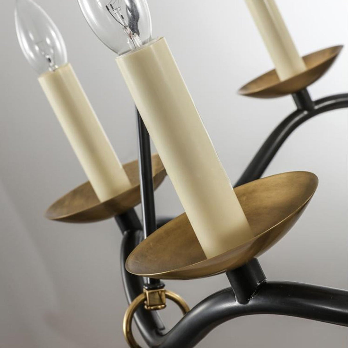 Evenor candelabru din alamă, elegant, vintage