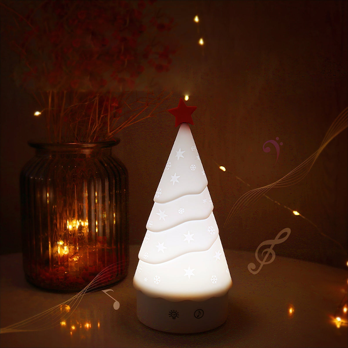 Mirivaine lampă de masă Lumina Noaptea (cu baterie integrată)
