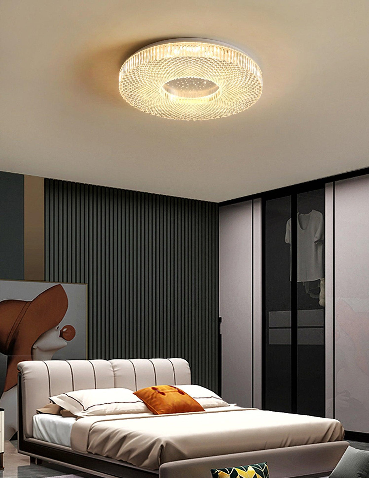Lucalella plafonieră din acril, de lux, LED, pentru living
