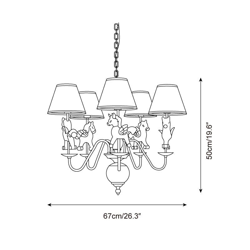 Solvian candelabru Carousel Copilărie Plăcut