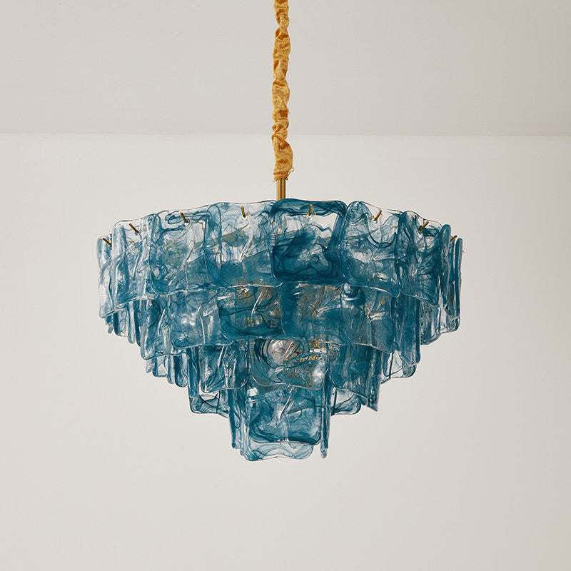 Ambelia candelabru etajat din sticlă