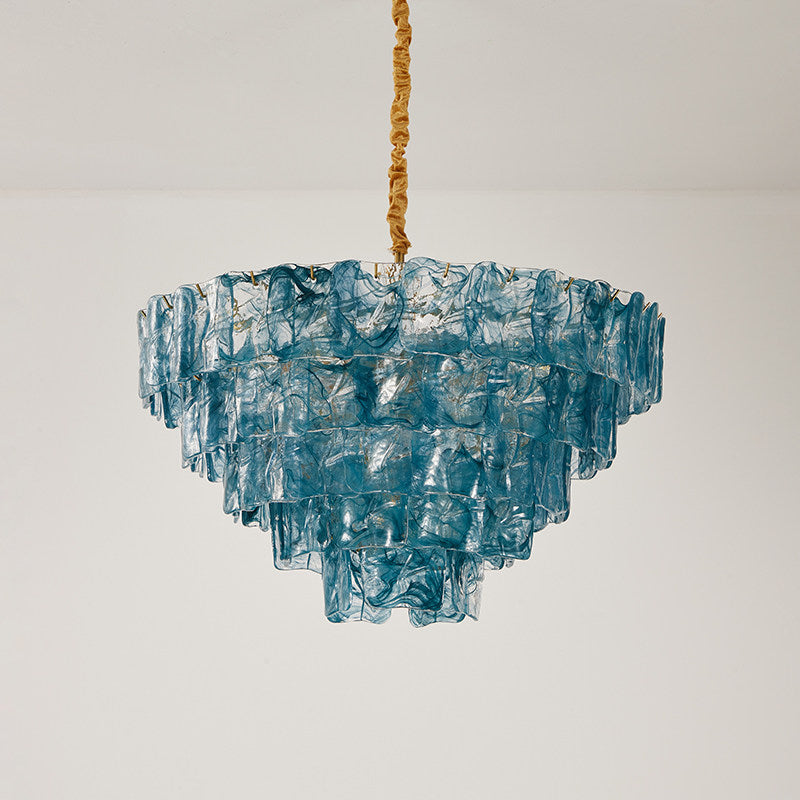 Ambelia candelabru etajat din sticlă