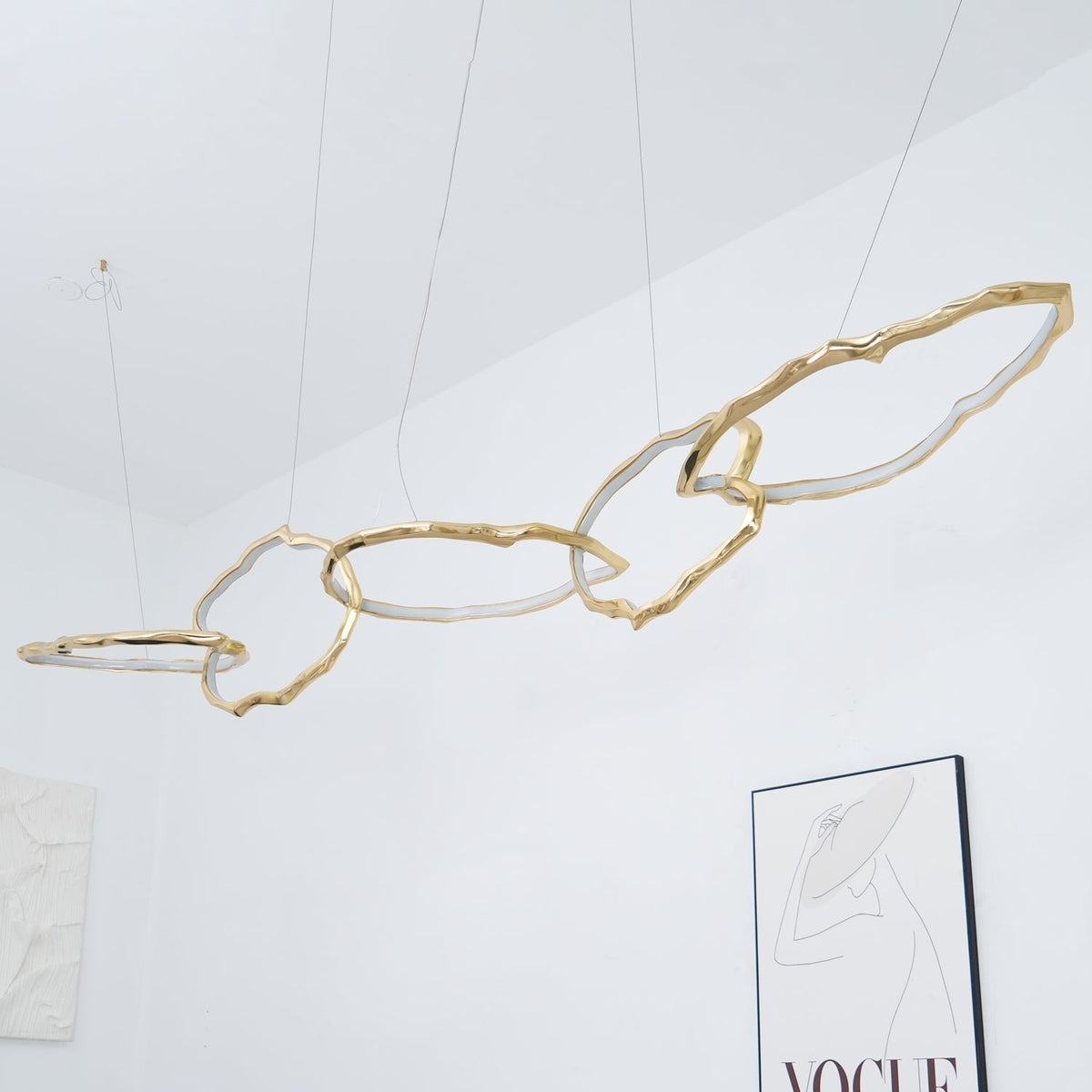 Aballs Cloud Rings Series candelabru din alamă