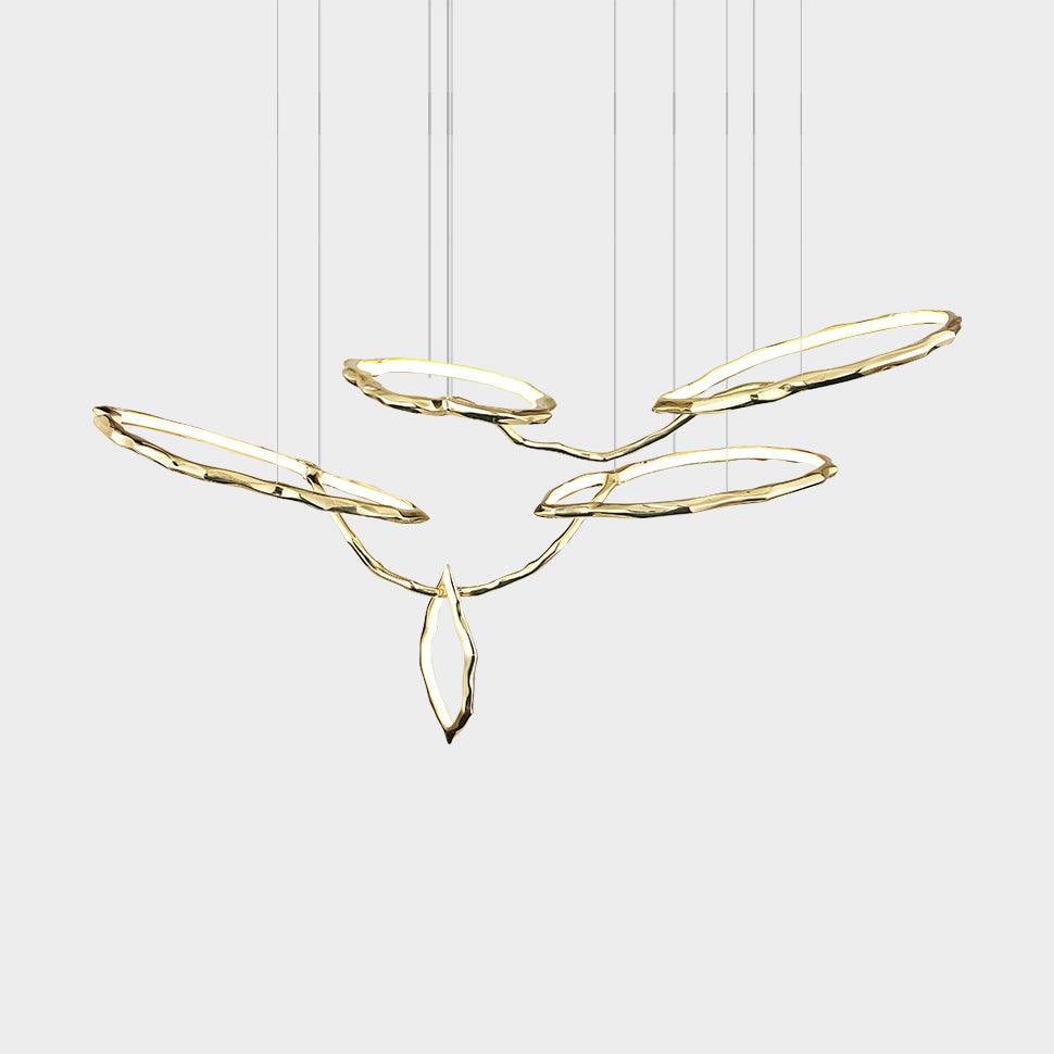Aballs Cloud Rings Series candelabru din alamă