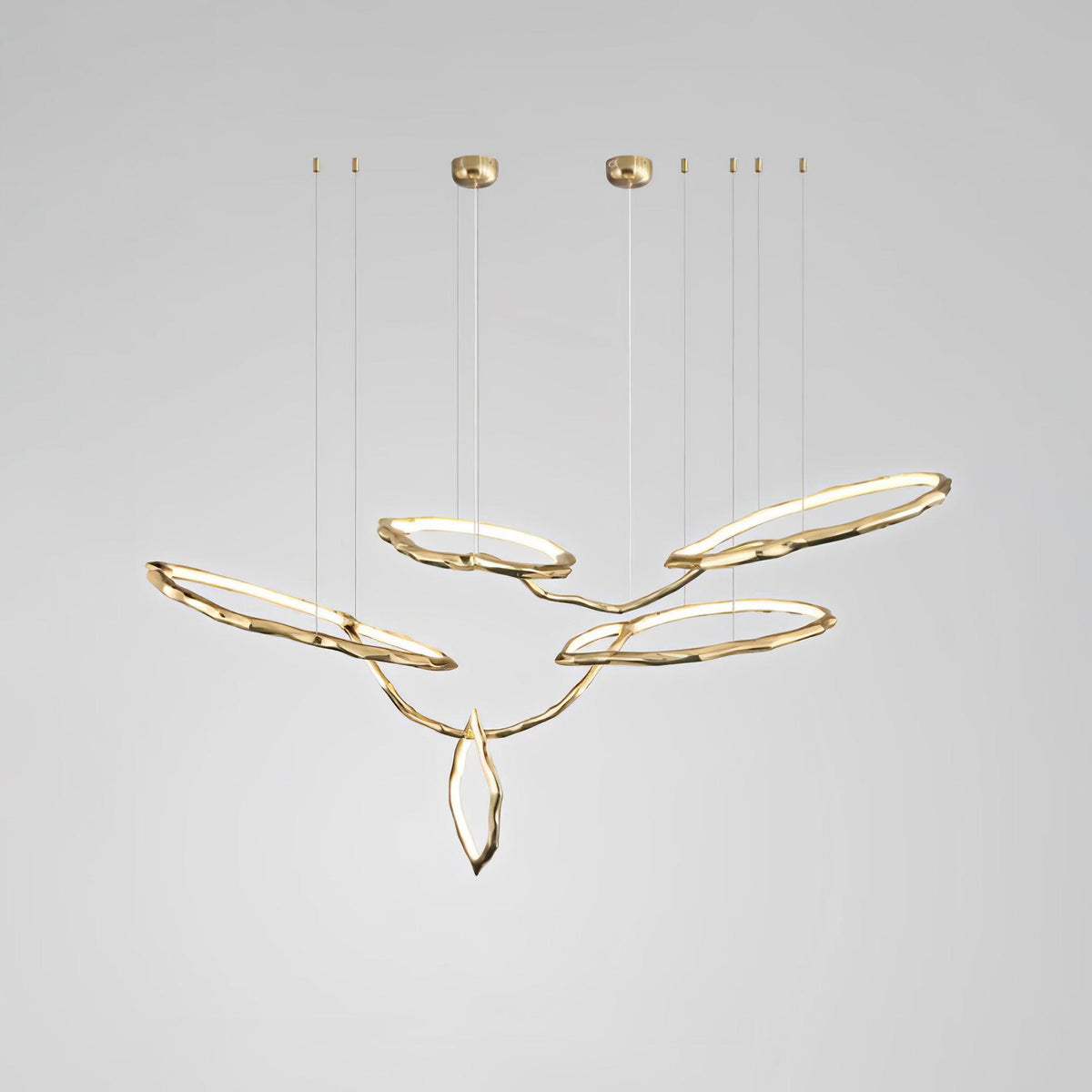 Aballs Cloud Rings Series candelabru din alamă