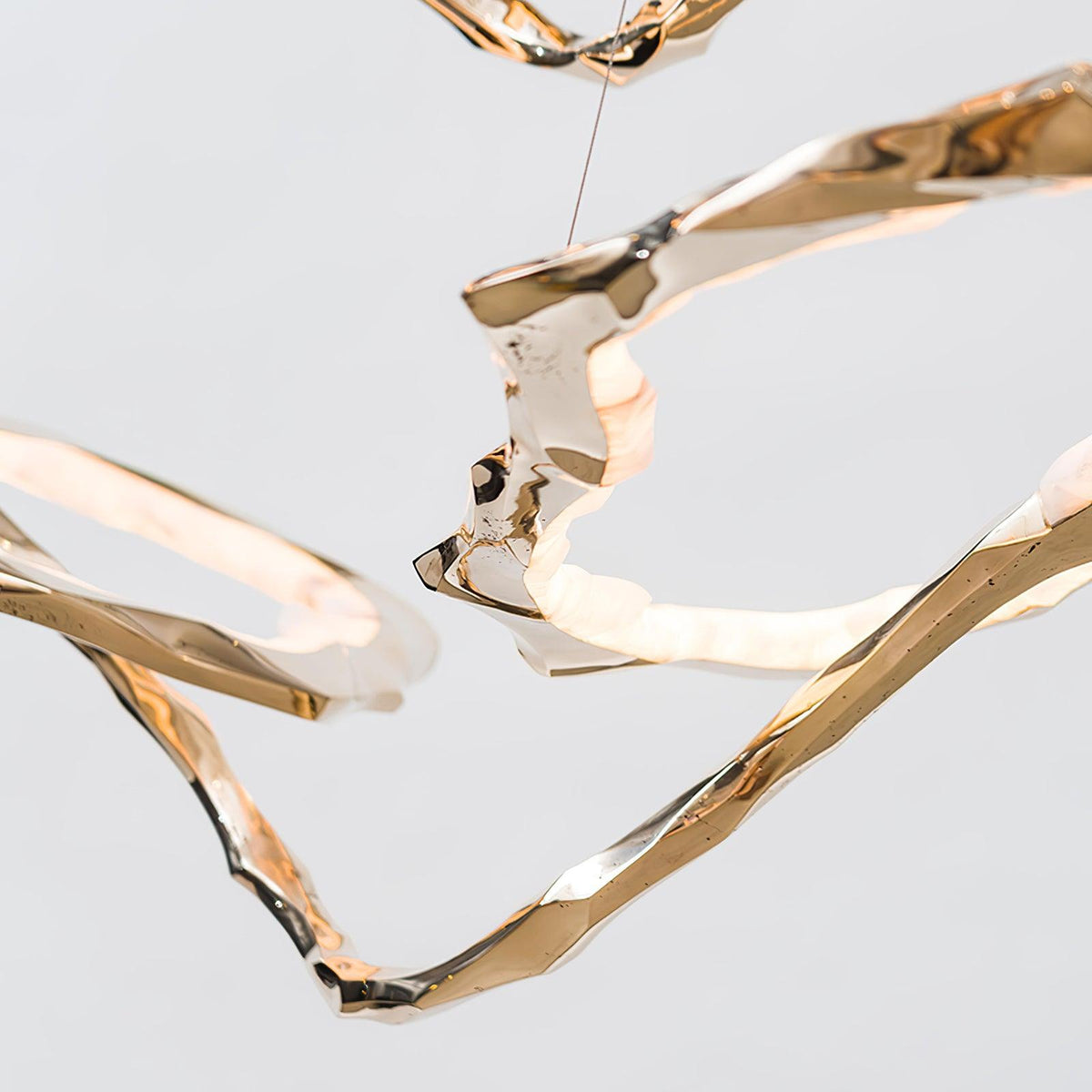 Aballs Cloud Rings Series candelabru din alamă