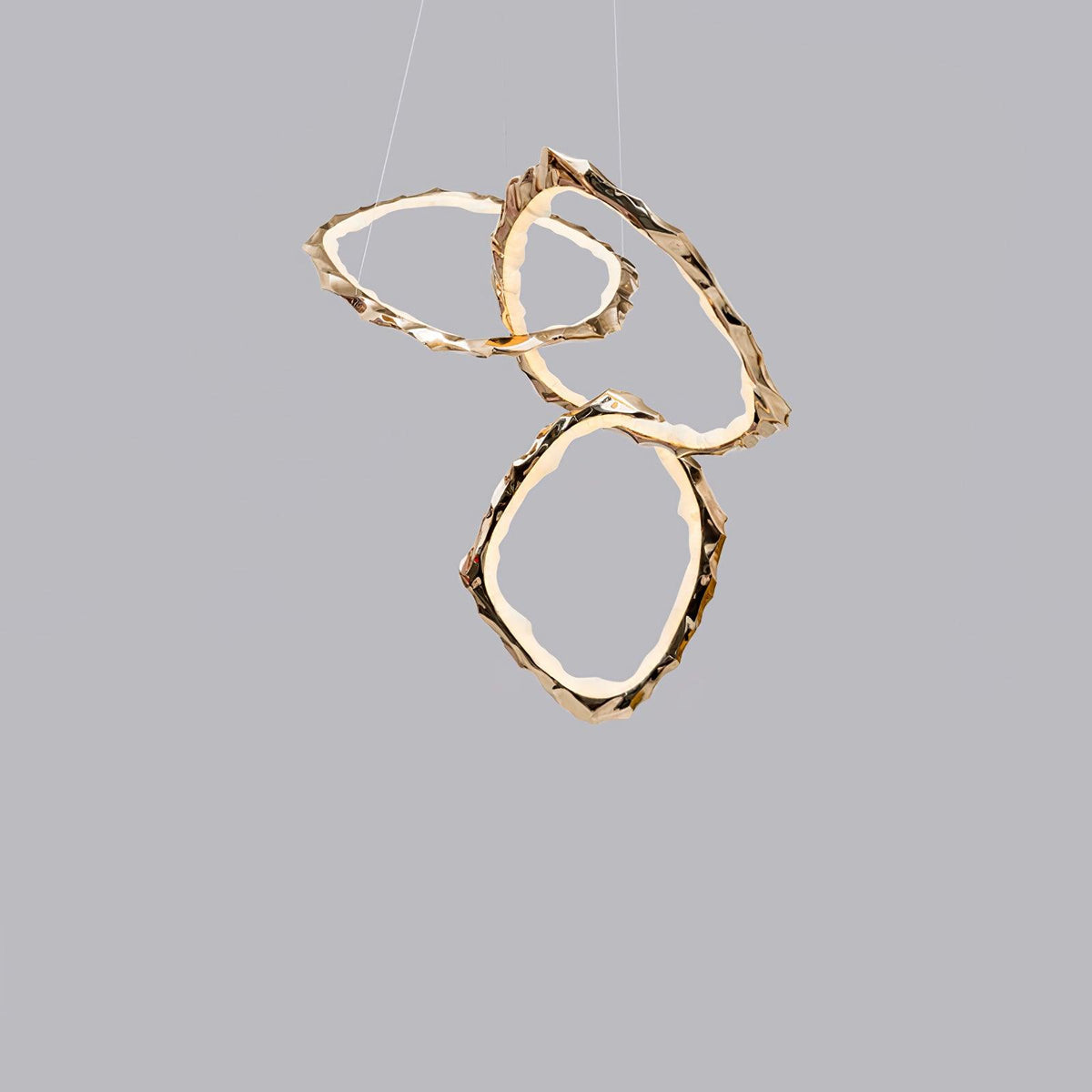Aballs Cloud Rings Series candelabru din alamă