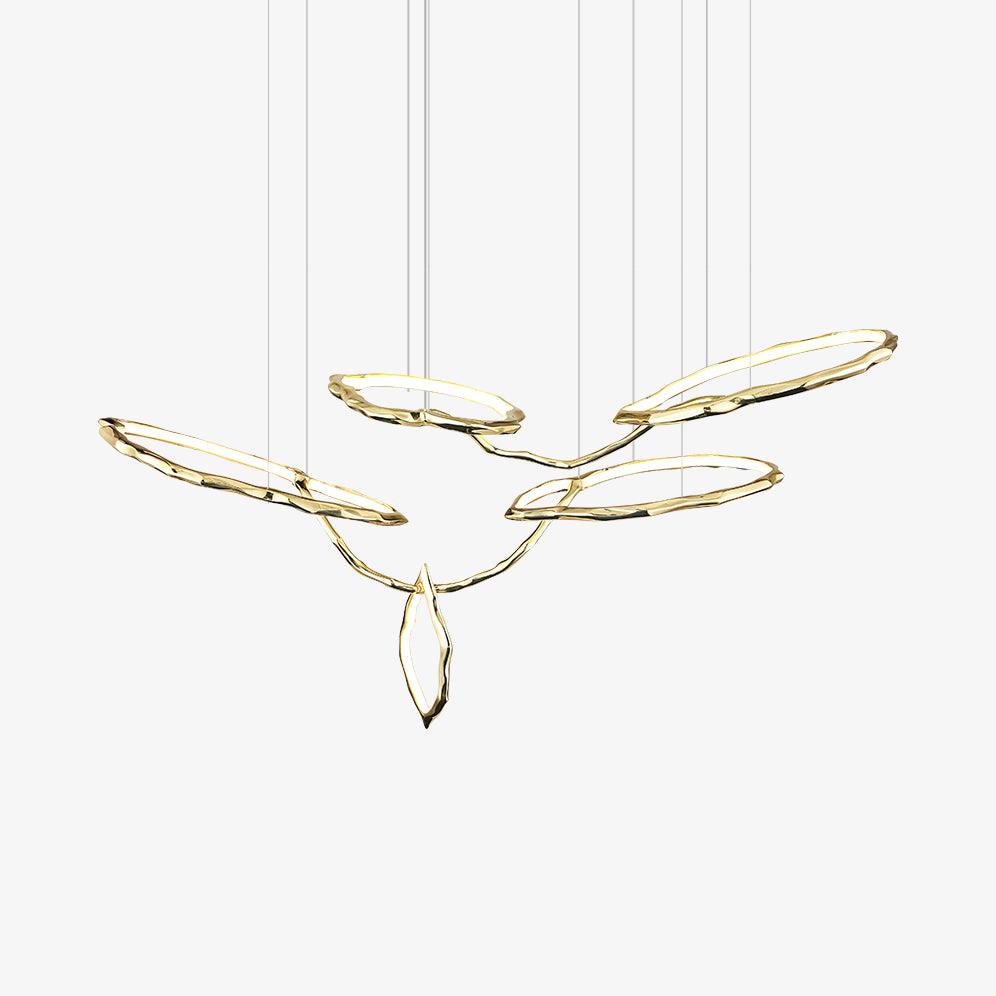 Aballs Cloud Rings Series candelabru din alamă