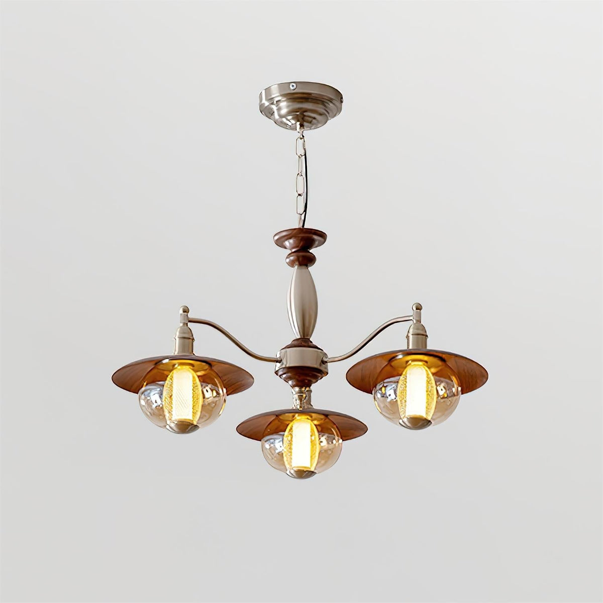 Velaleon candelabru, cu glob
