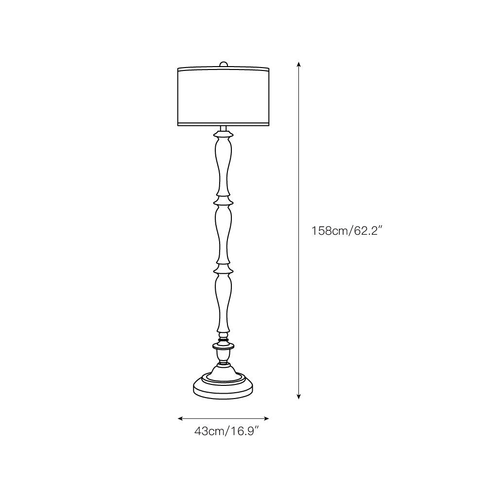 Lampadar cu efect de lemn de coastă