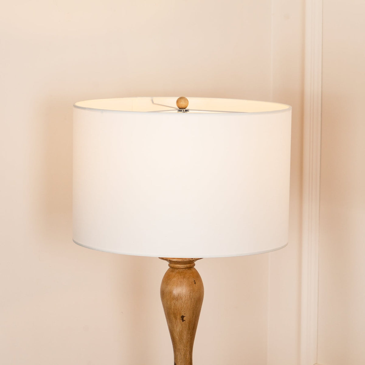 Lampadar cu efect de lemn de coastă