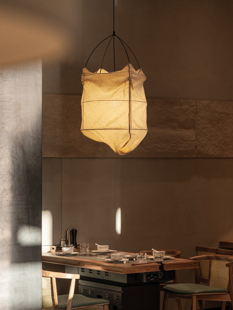 Southvale2 Lampă suspendată cu colivie din material textil