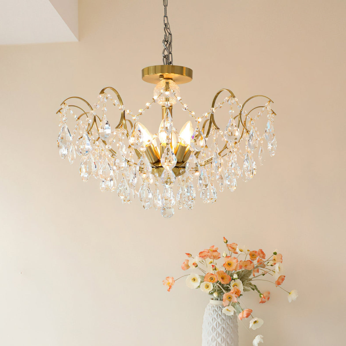 Eveloria candelabru din cristal