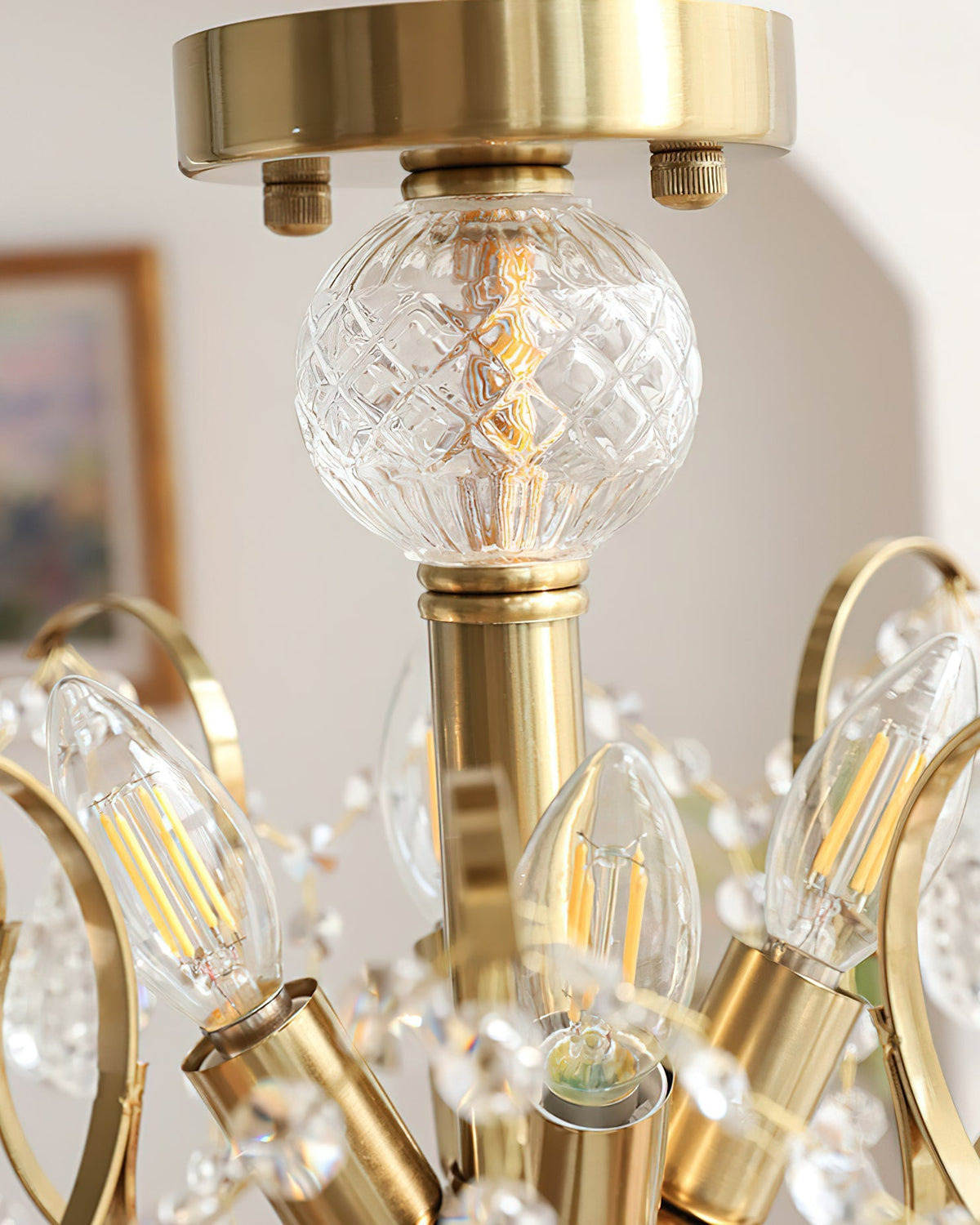 Eveloria candelabru din cristal
