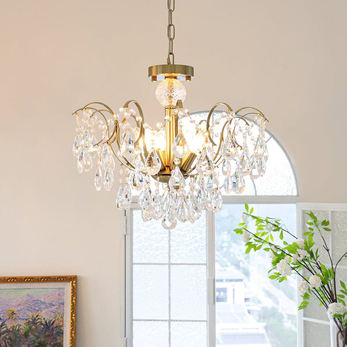 Eveloria candelabru din cristal
