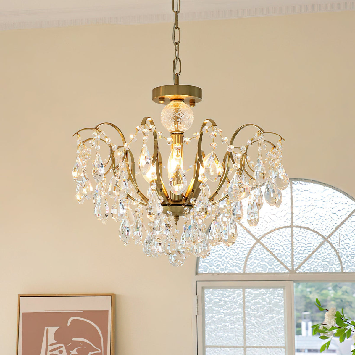 Eveloria candelabru din cristal