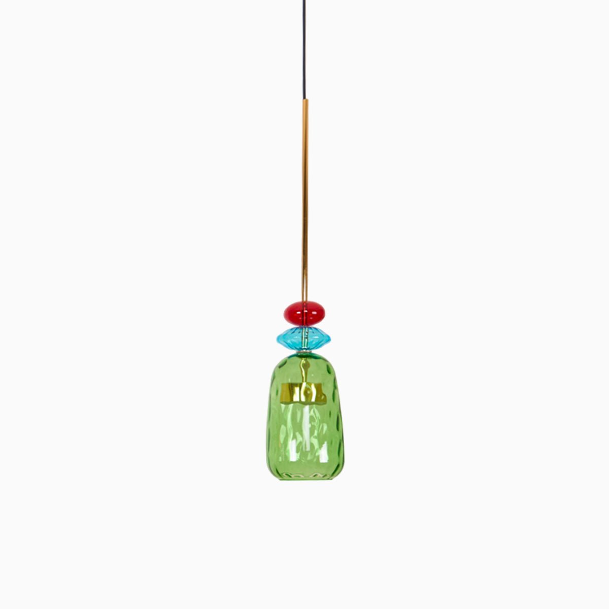 Voshan Bohemian lampă suspendată din sticlă