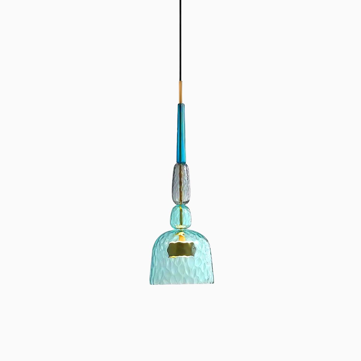 Voshan Bohemian lampă suspendată din sticlă