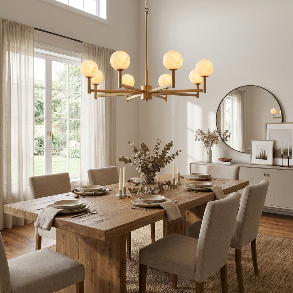 Corleigh candelabru din alabastru