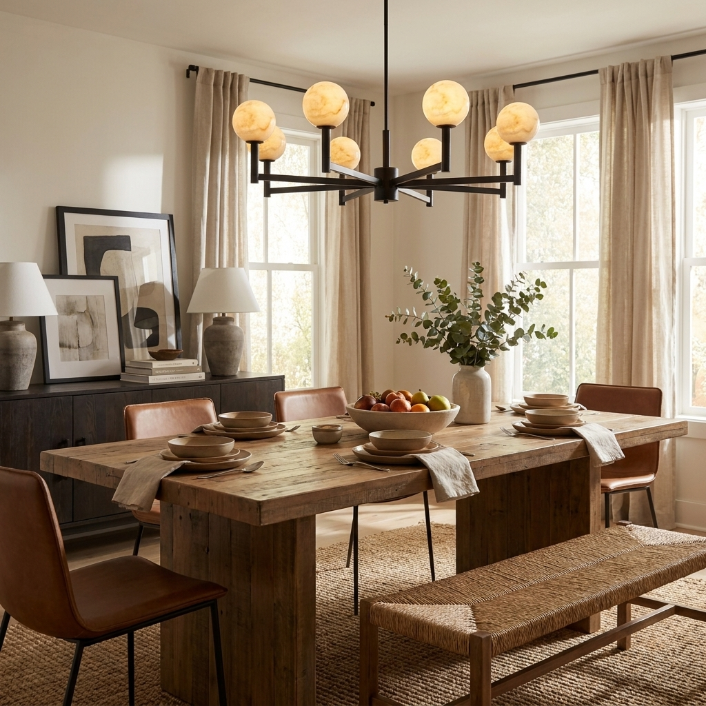 Corleigh candelabru din alabastru