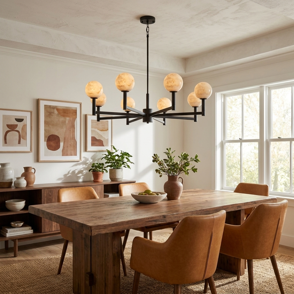 Corleigh candelabru din alabastru