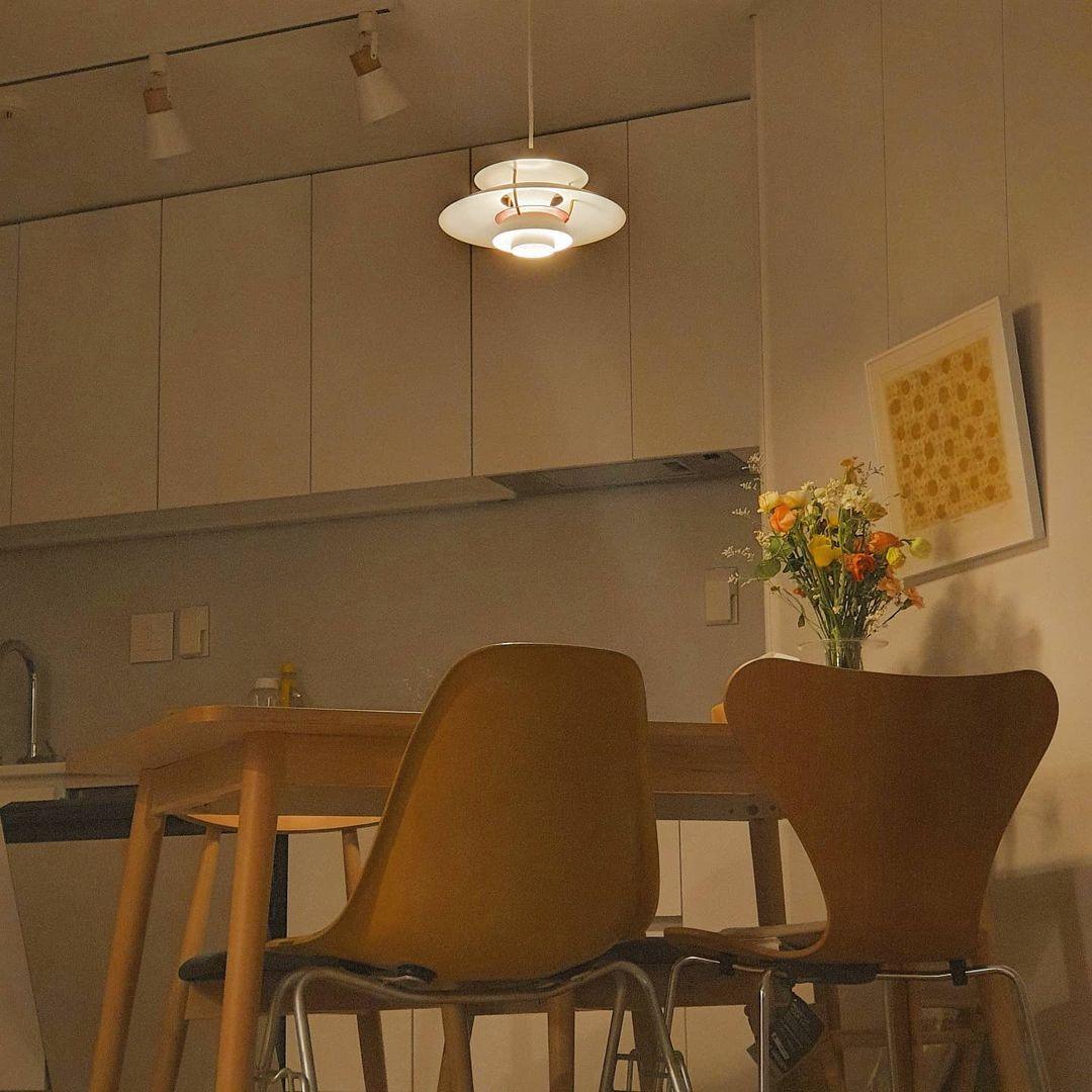Novenu lampă suspendată albă în Stil Scandinavian