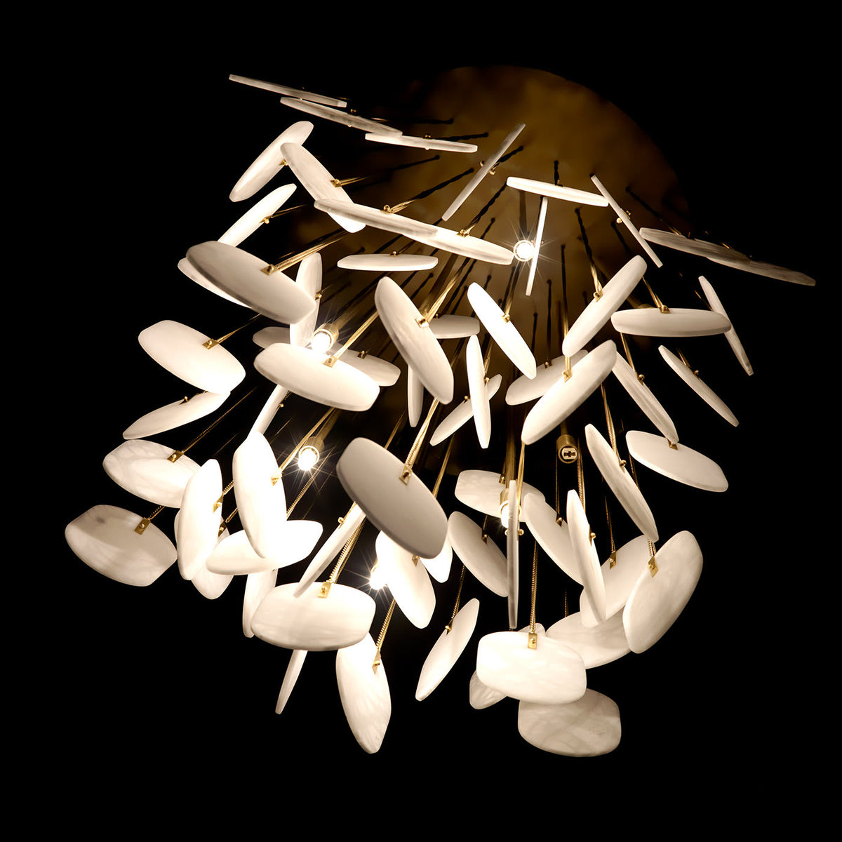 Nivivira candelabru din alabastru