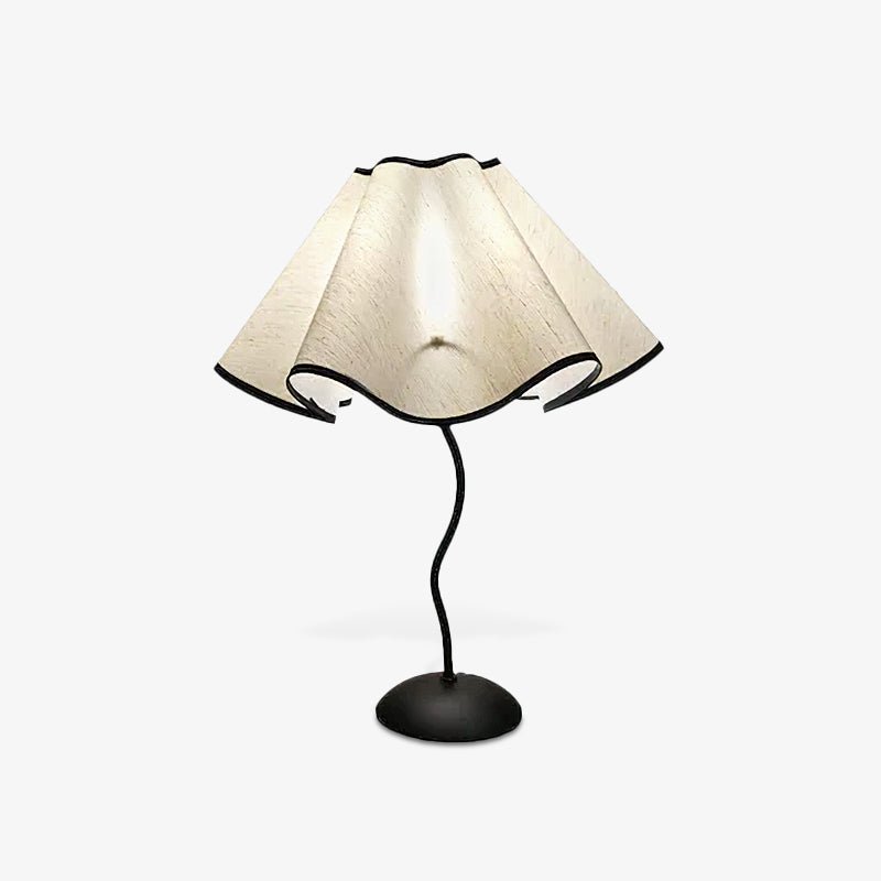 Luminova lampă de masă artistică cu abajur textil
